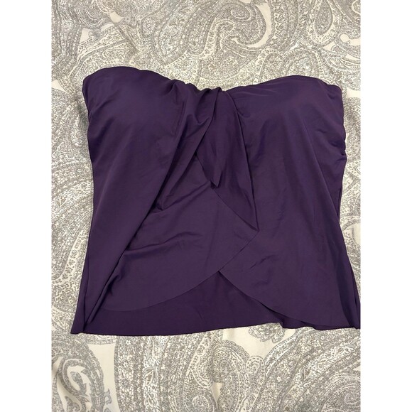 NWT Vince Camuto large purple tankini top - Picture 1 of 4